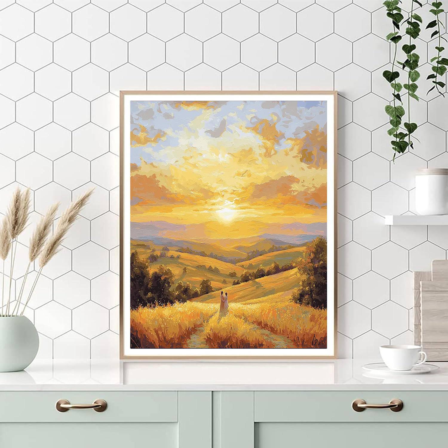 Sunrise Promises Number Painting