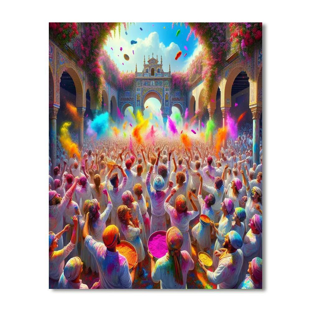 The Carnival Of Colors - Spain Numbered Painting Kits