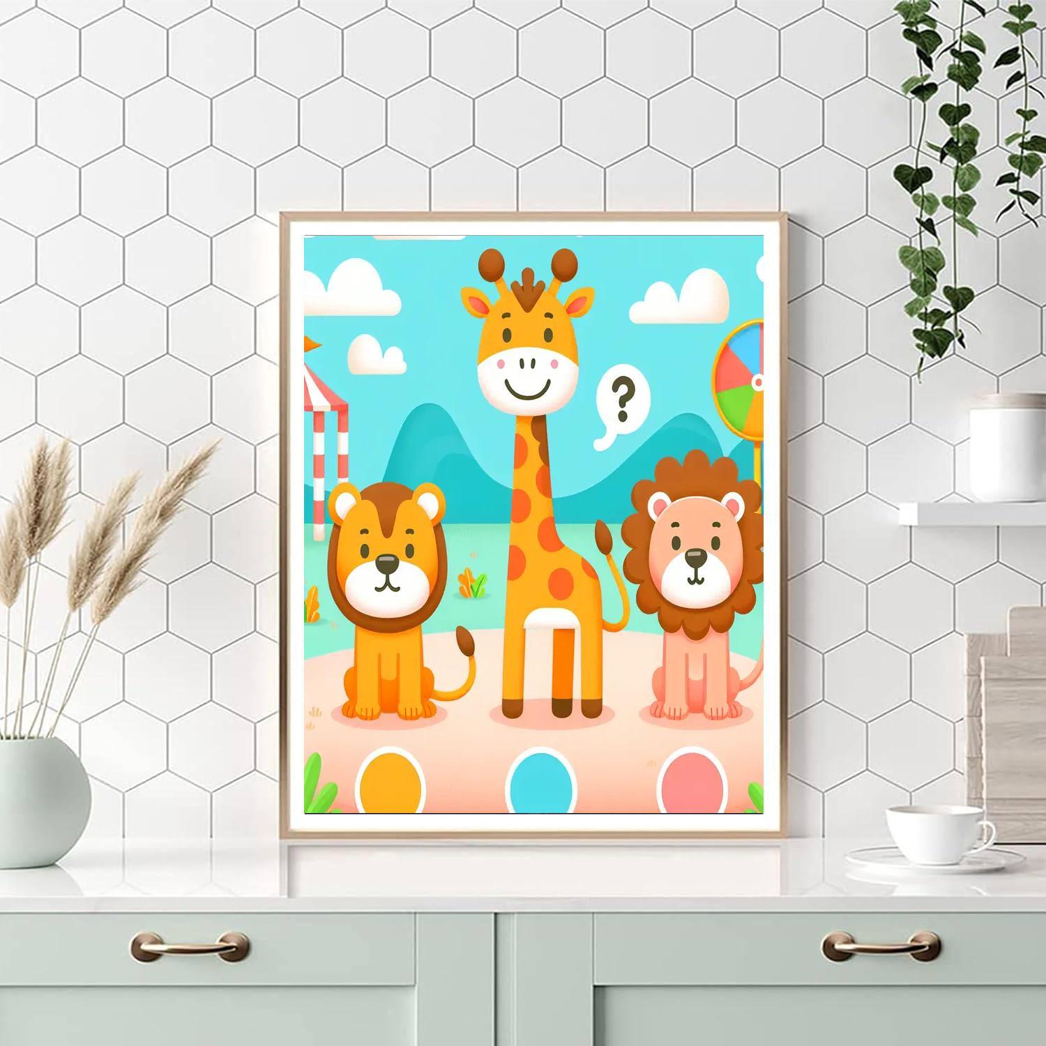 Zoo Animal Expedition Numbered Painting Kits
