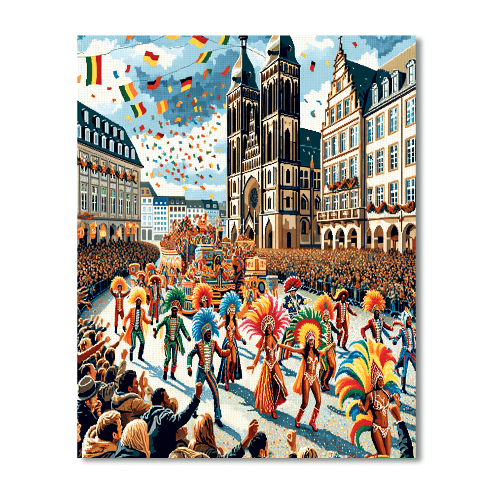 The Dusseldorf Carnival Paint By Color