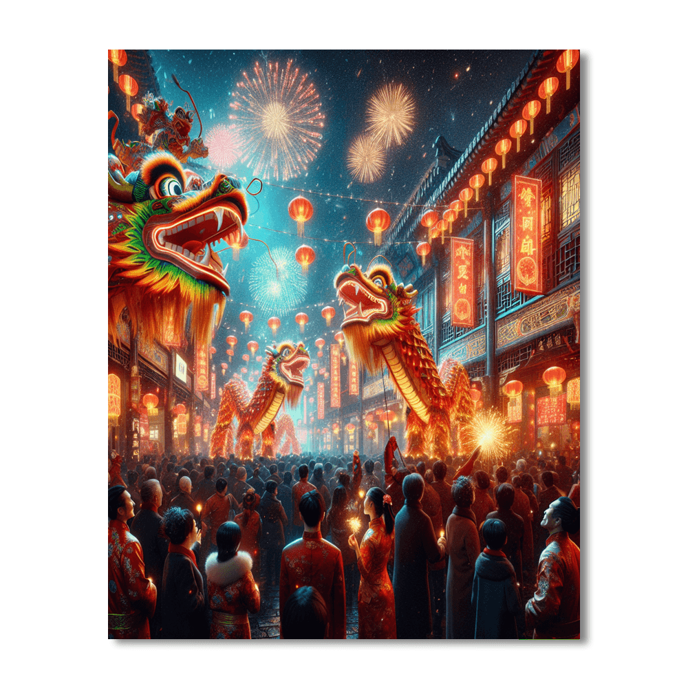 Chinese New Year - Beijing Paint By Numbers