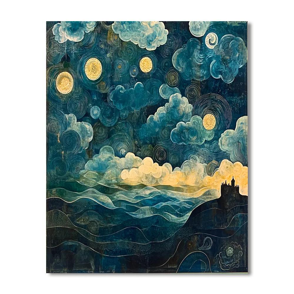 Max Ernst Inspired Dreamscapes Of The Unknown  Painting Number Kit