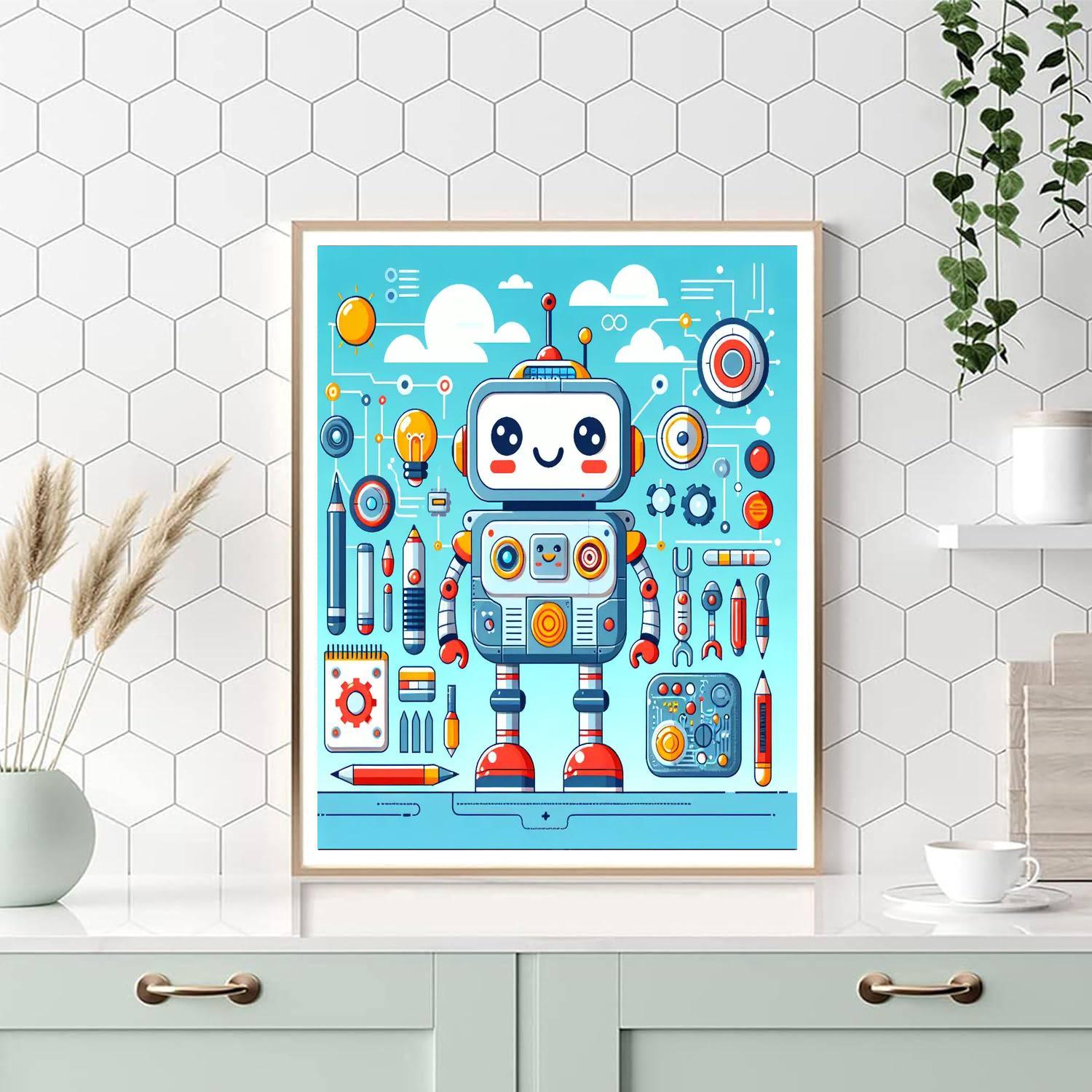 Robotics Lab DIY Paint By Numbers