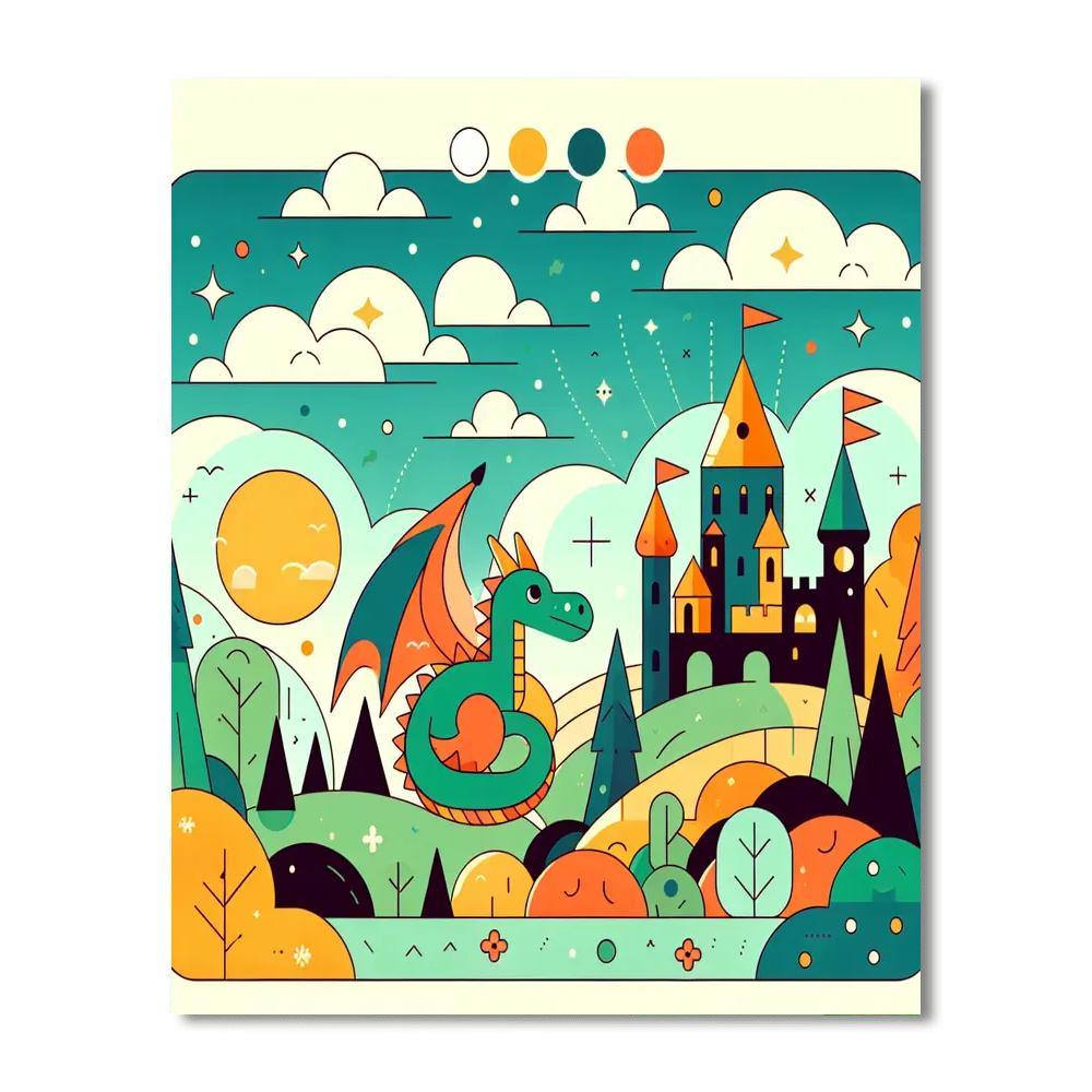 Mystic Fantasy Realm Paint By Number