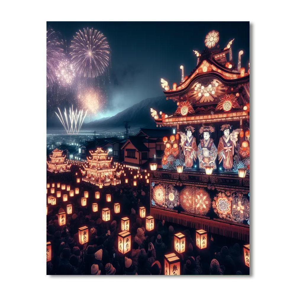 Chichibu Yomatsuri - Japan Painting By Numbers Kit