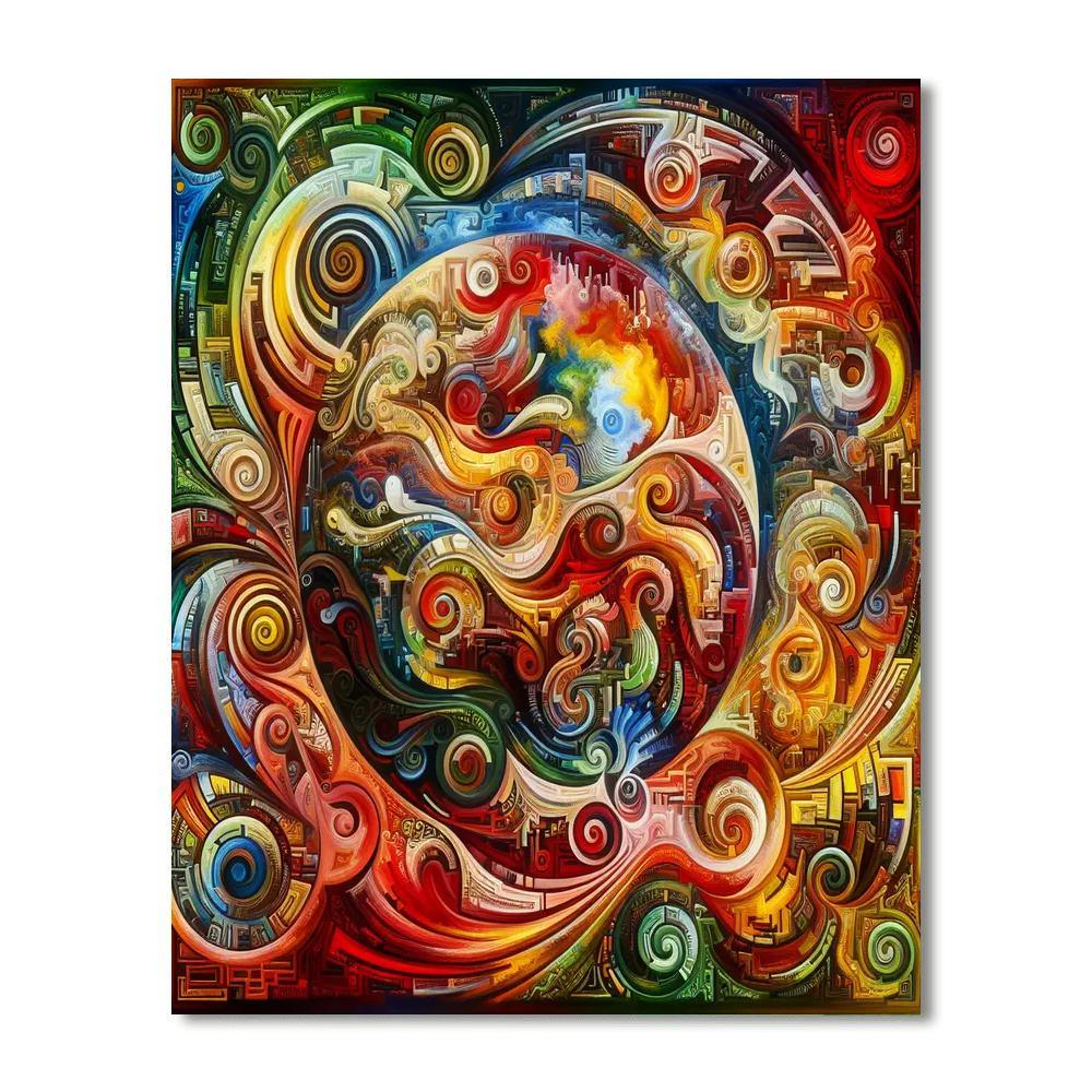 Cultural Kaleidoscope Adventure DIY Paint By Numbers