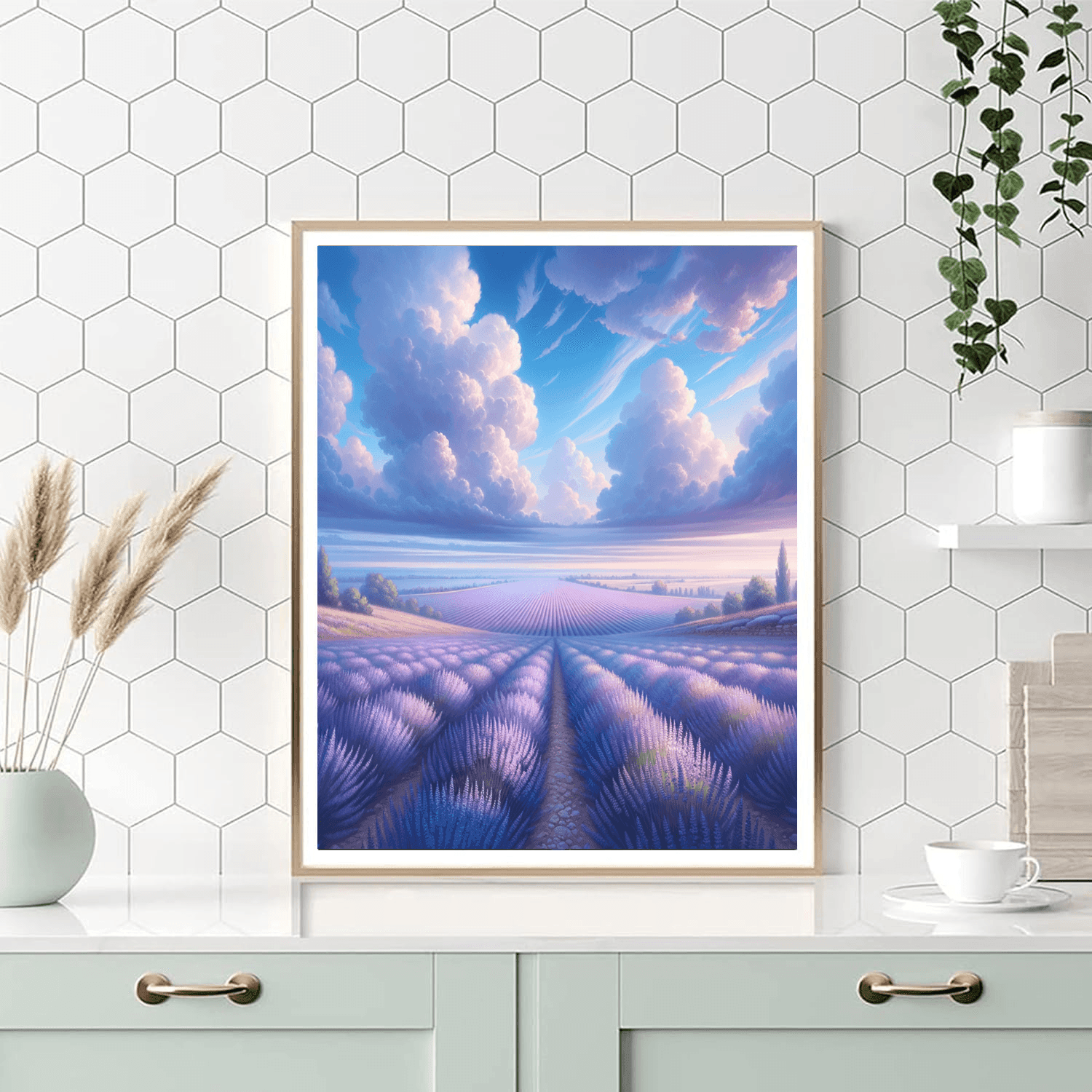 Lavender Field Tranquility Paint By Numbers Kits