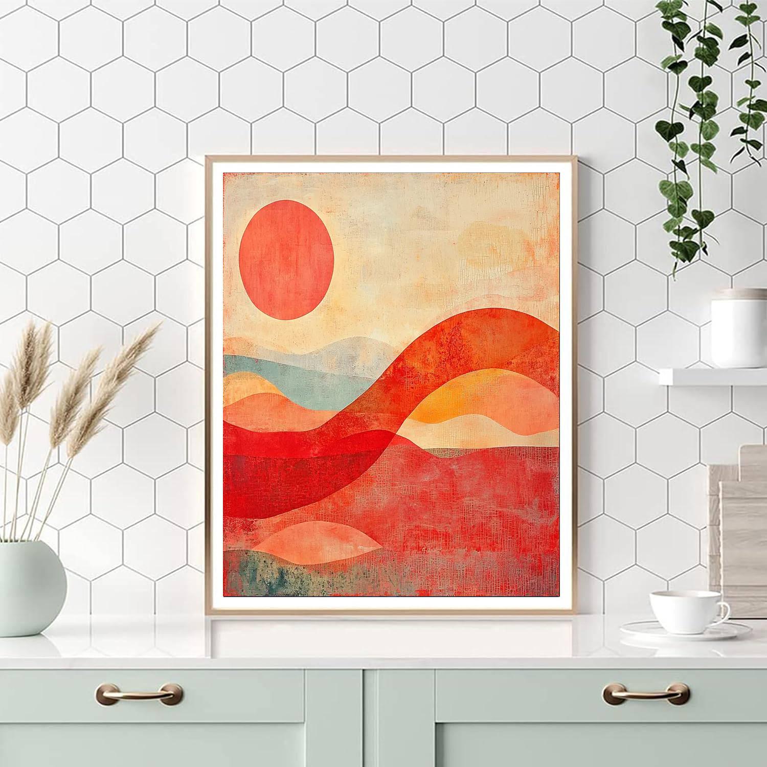 Paul Klee Inspired Dreamland Rhythms  Painting Number Kit