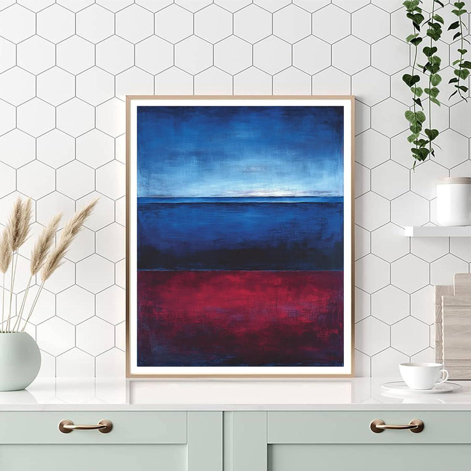 Mark Rothko Inspired Emotional Abyss  Painting Number Kit