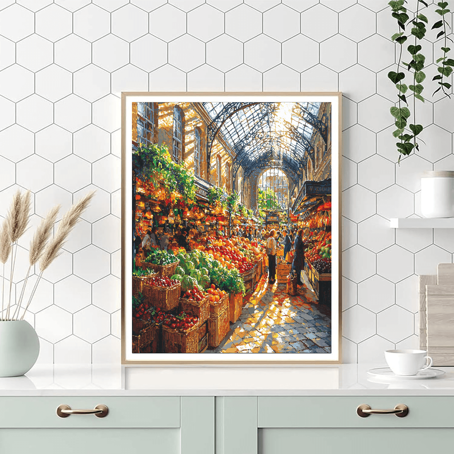 Borough Market - London Numbered Painting Kits