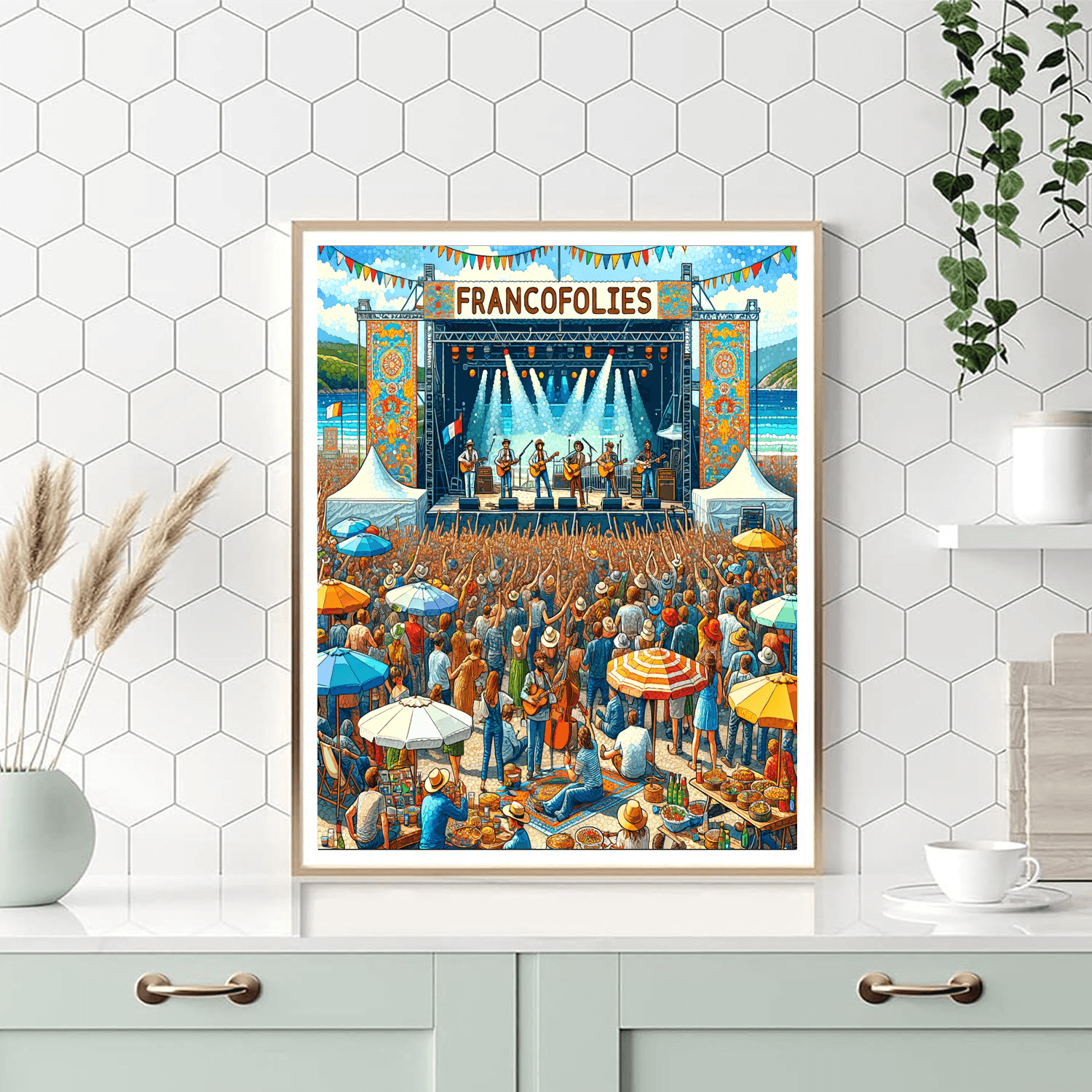 The La Rochelle Francofolies Festival Paint By Color