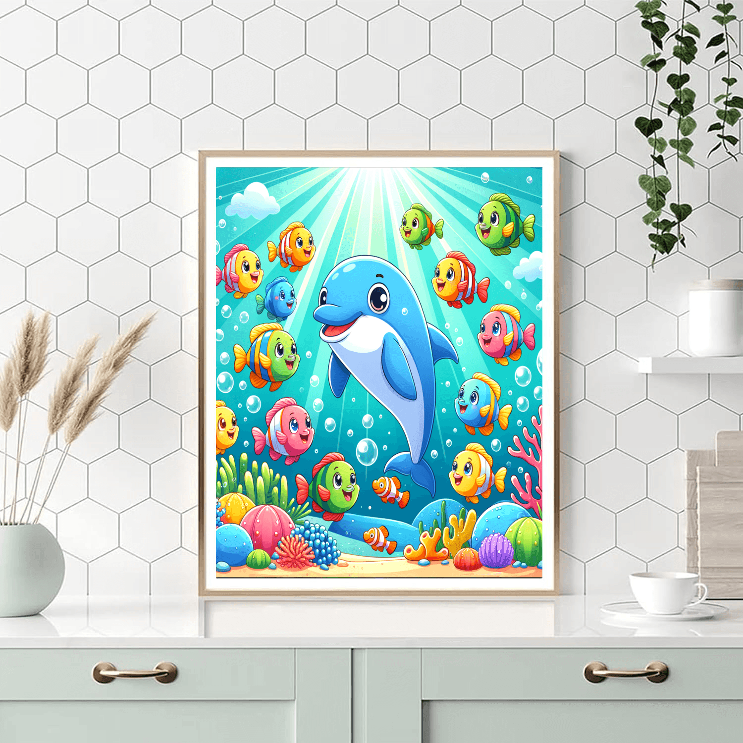 Underwater Adventures DIY Paint By Numbers