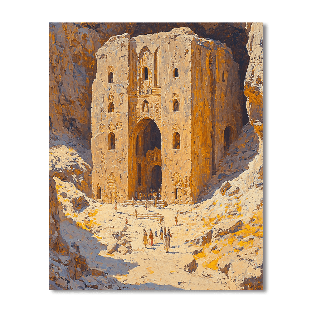 Lalibela Caves Painting By Numbers Kit