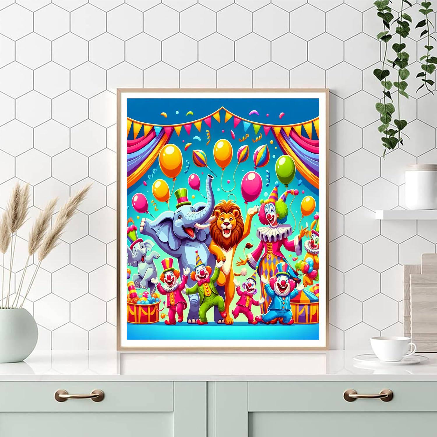 Colorful Carnival Critters Paint By Numbers Kits