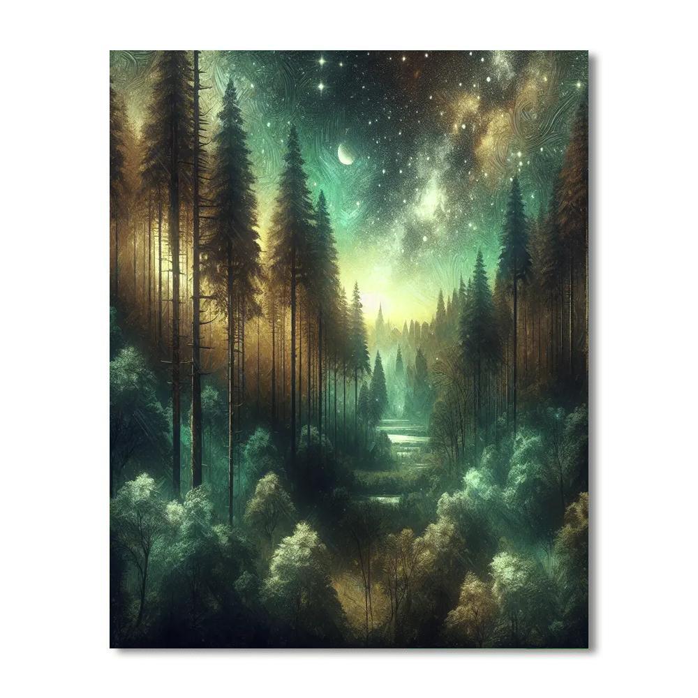 Mystical Forest Odyssey Numbered Painting Kits