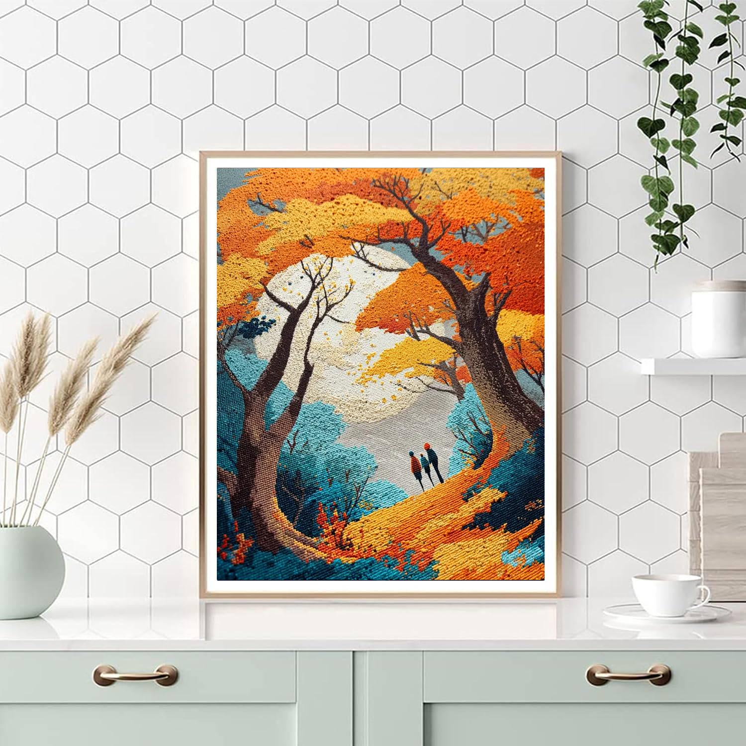 Harvest Moon Hike Number Painting