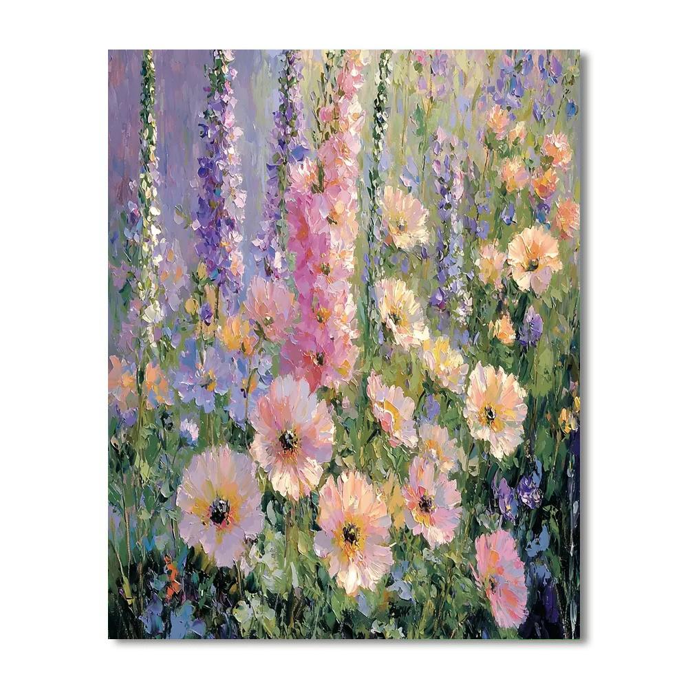 Pierre-Auguste Renoir Inspired Pastel Petals  Numbered Painting Kits