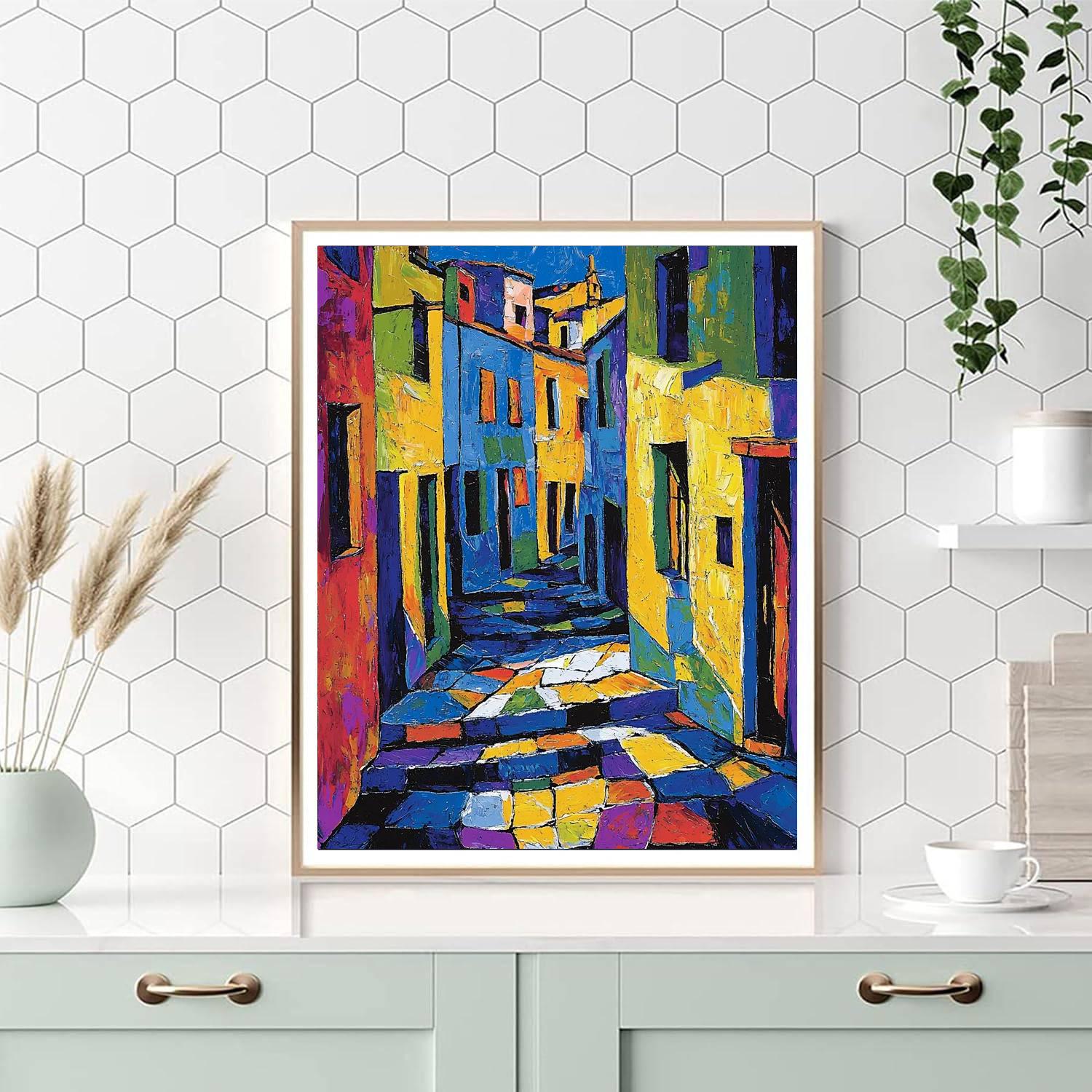 Paul Cézanne Inspired Playful Shadows  Paint By Numbers Kits