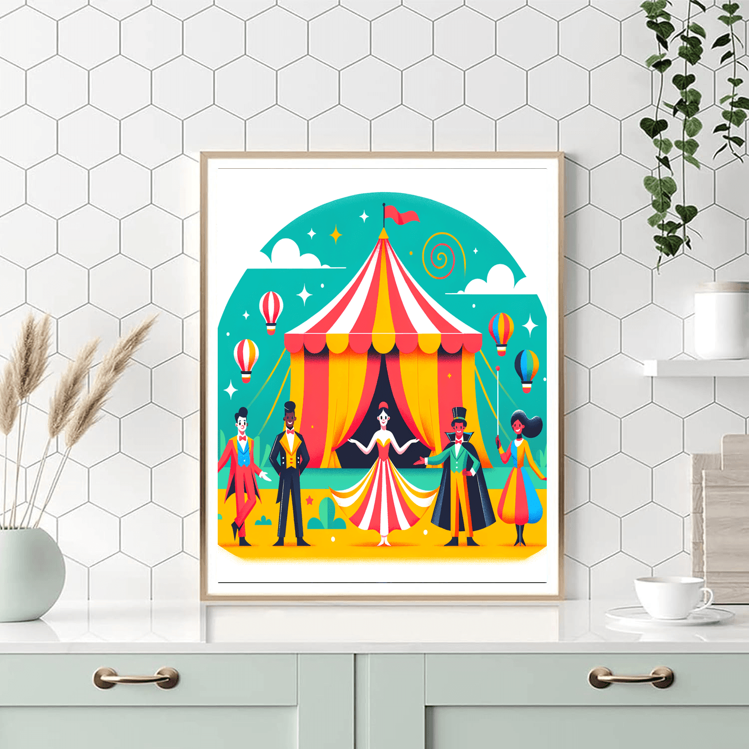 Lively Carnival Circus Paint By Color