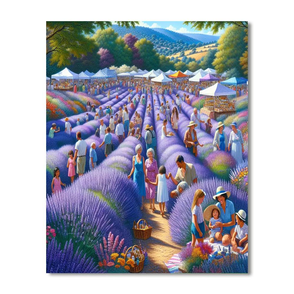 Upstate New York Lavender Festival - Usa Paint By Number