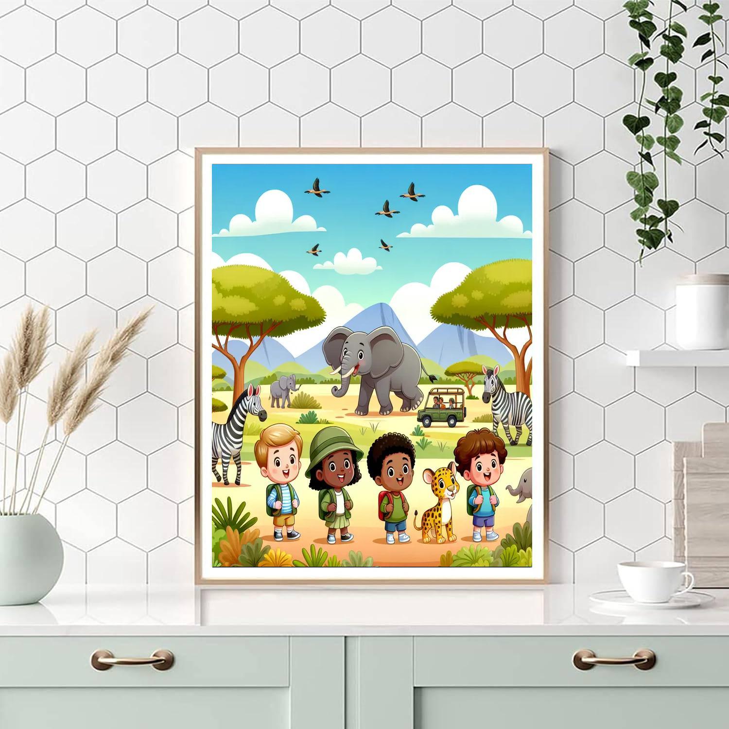 Wild Safari Discovery Paint By Numbers Kits