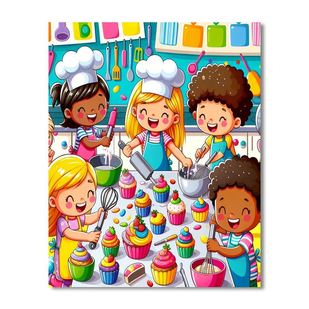 Creative Cooking Camp Paint By Numbers