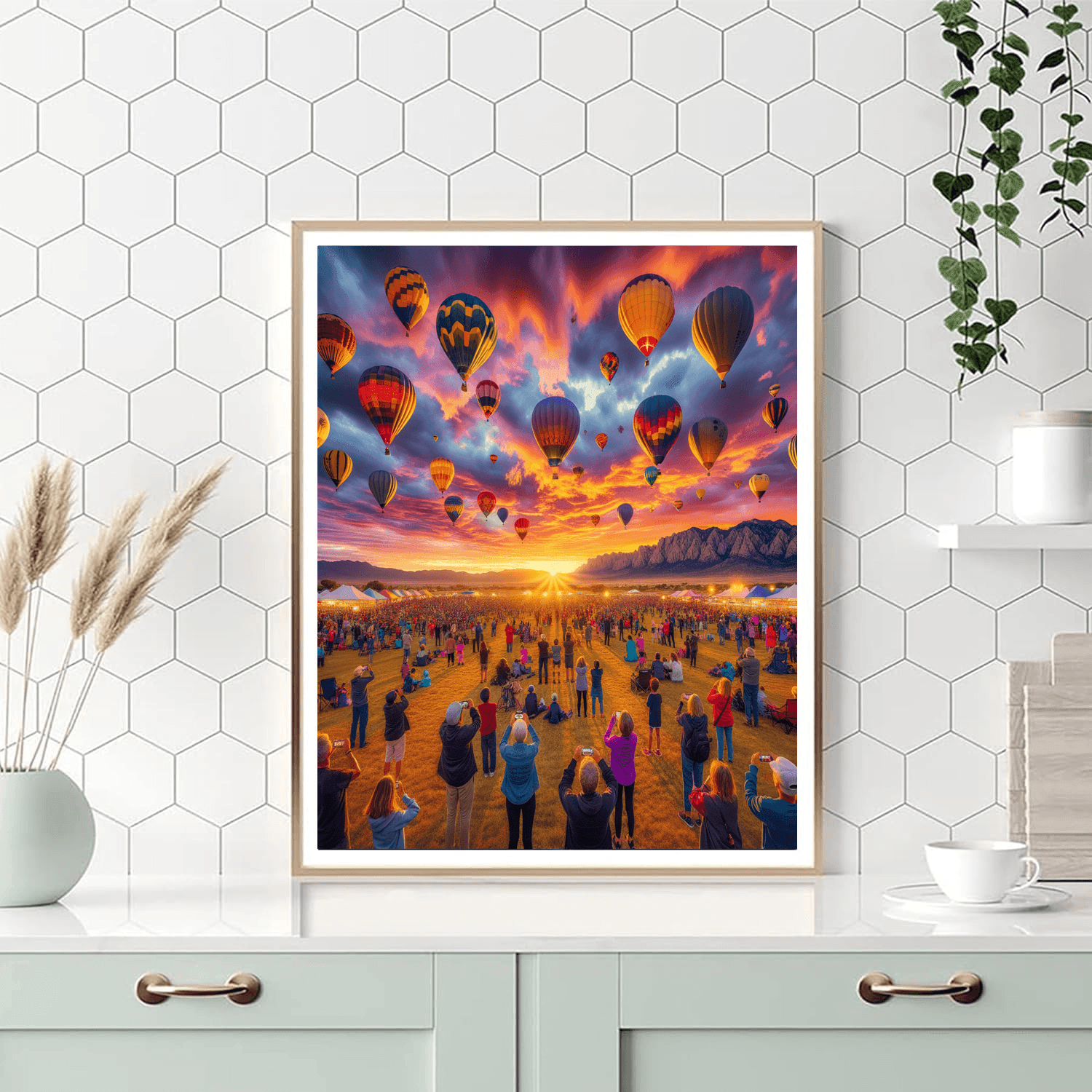 Albuquerque International Balloon Fiesta - Albuquerque, Usa Painting Number Kit