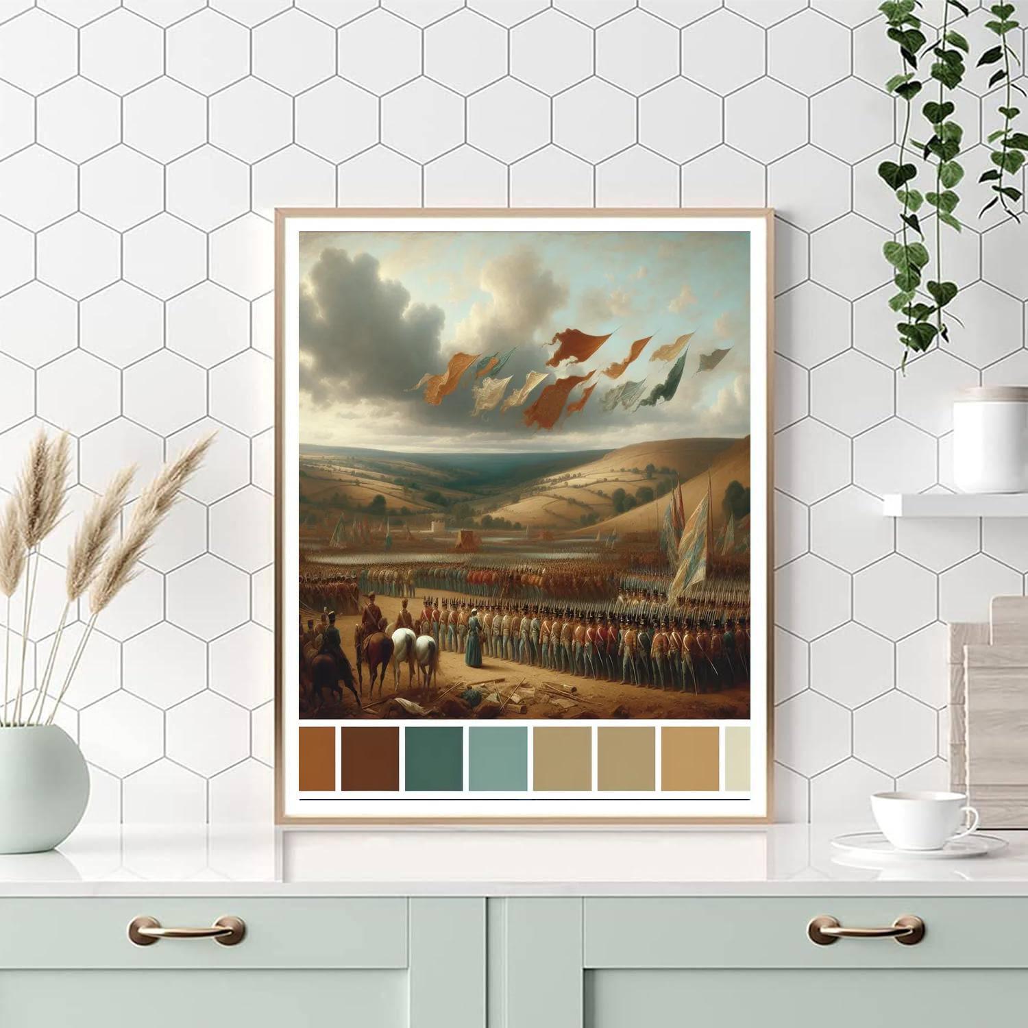 Historical Battlefield Glory Paint By Color
