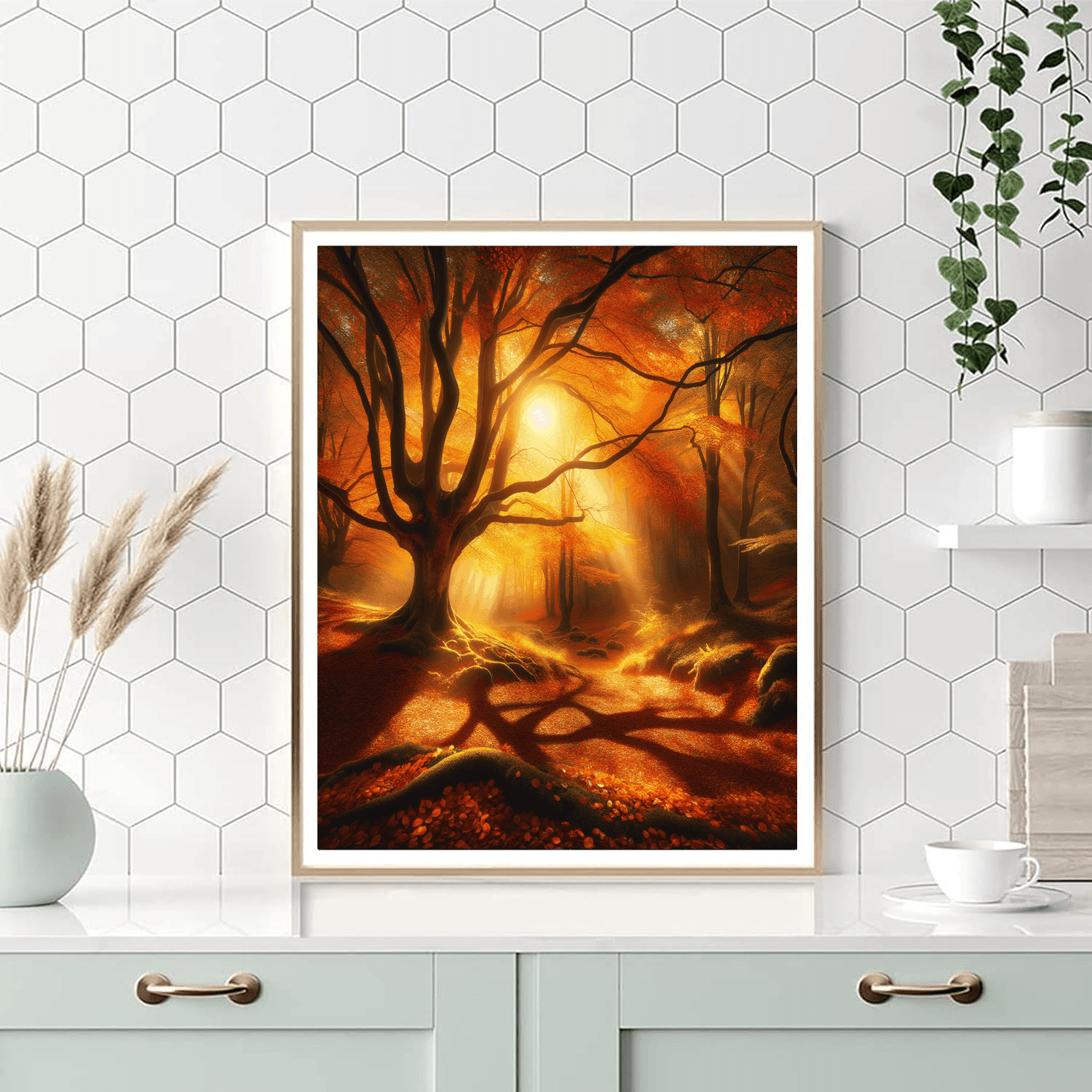 Magical Autumn Glade Paint By Number