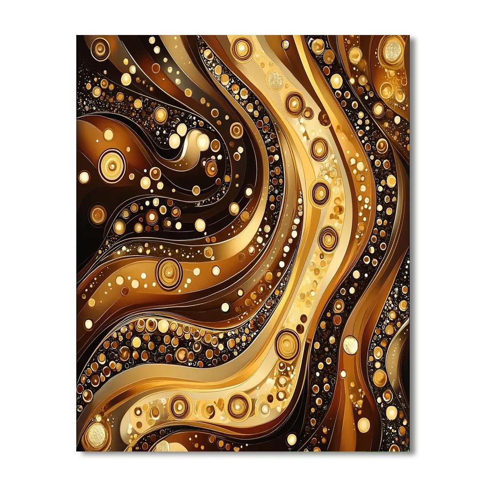 Gustav Klimt Inspired Timeless Elements  Paint By Numbers Kits