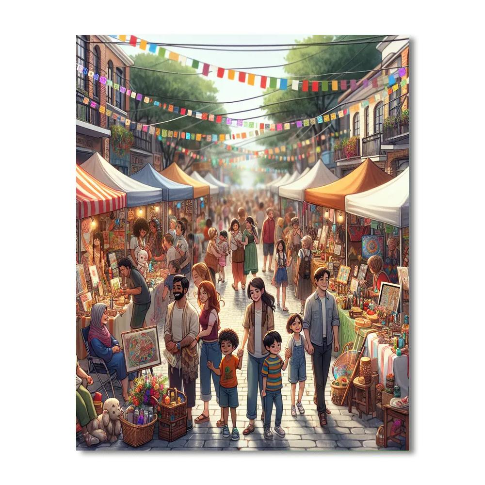 Abbot Kinney Festival - Venice Paint By Numbers