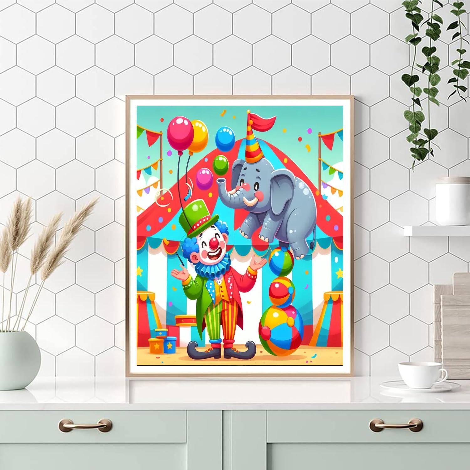 Under The Big Top Paint By Color