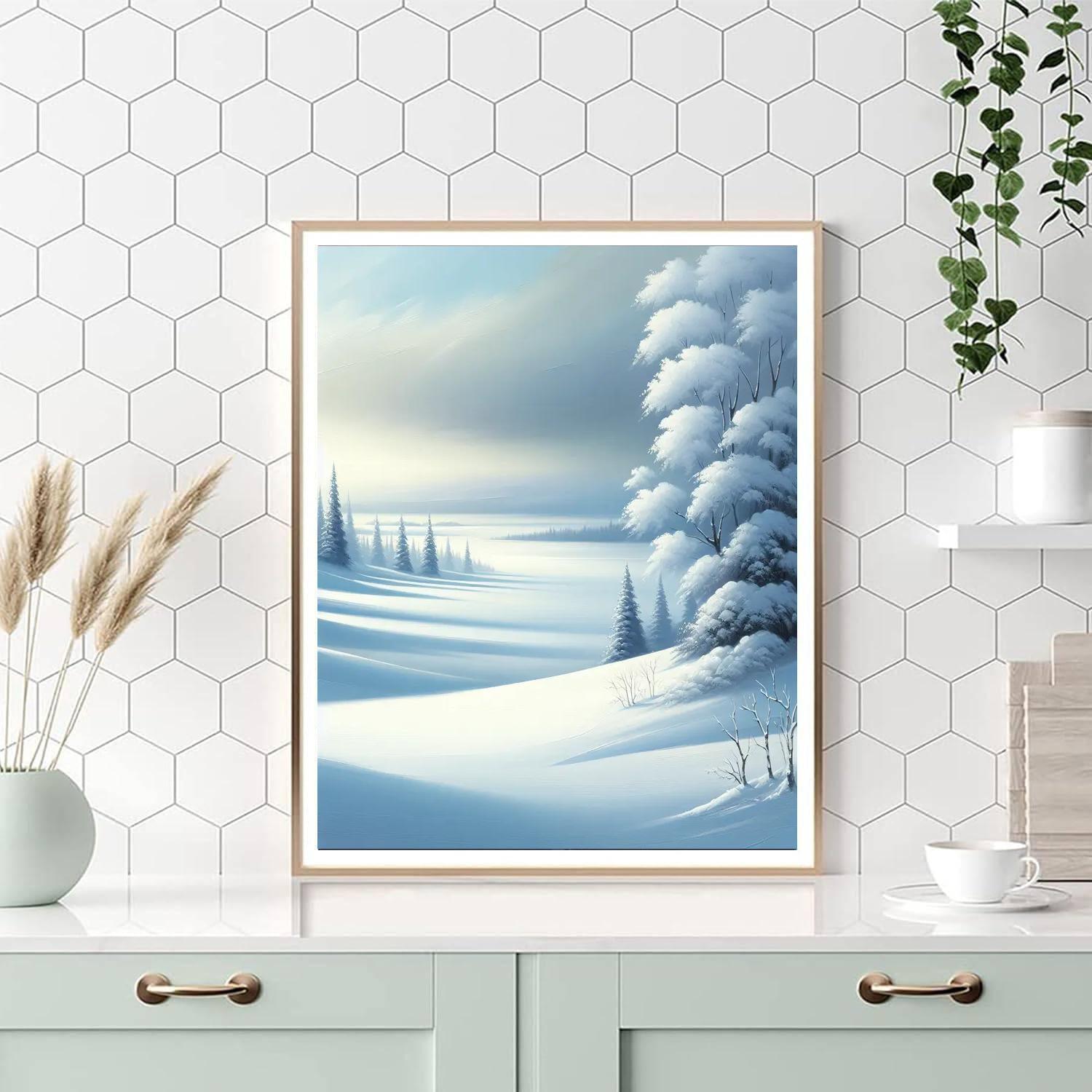 Majestic Winter Majesty Paint By Numbers Art