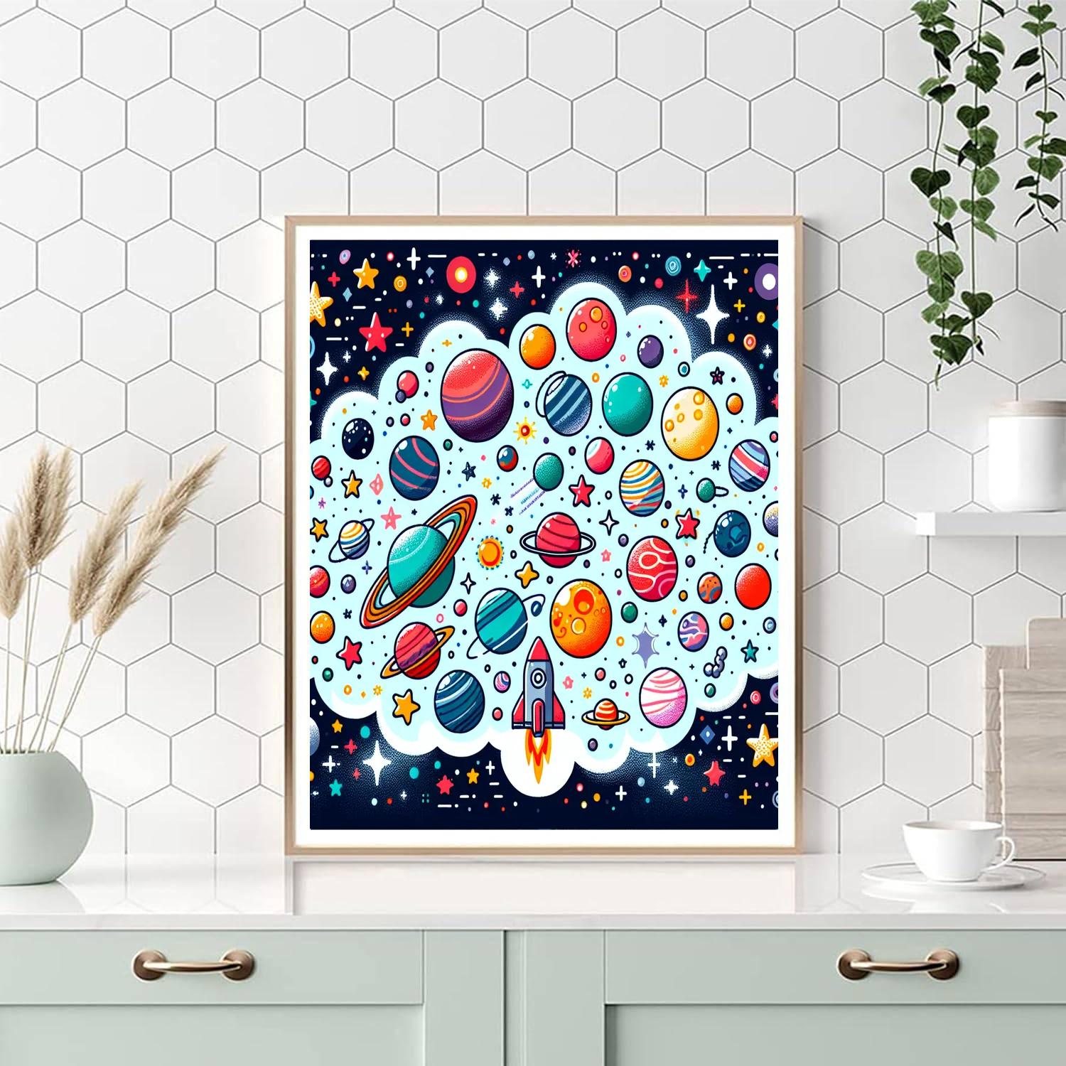 Galaxy Of Dreams Paint By Numbers Art