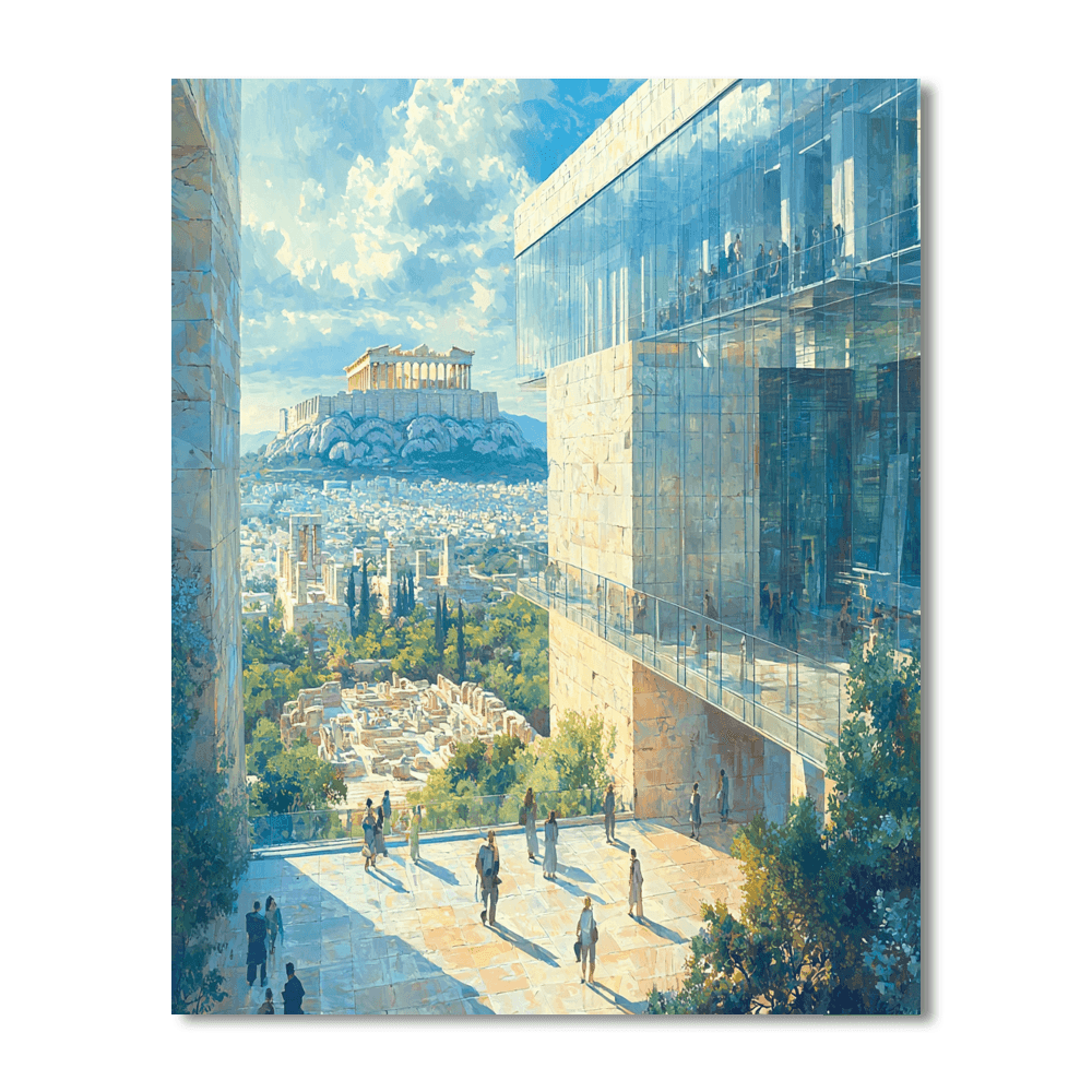 The Acropolis Museum Paint By Numbers