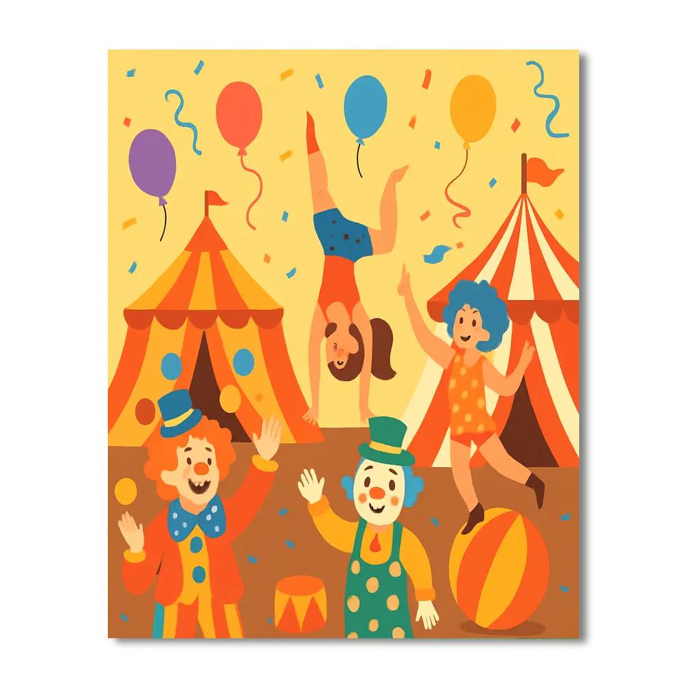 Circus Carnival Wonders Paint By Numbers Kits