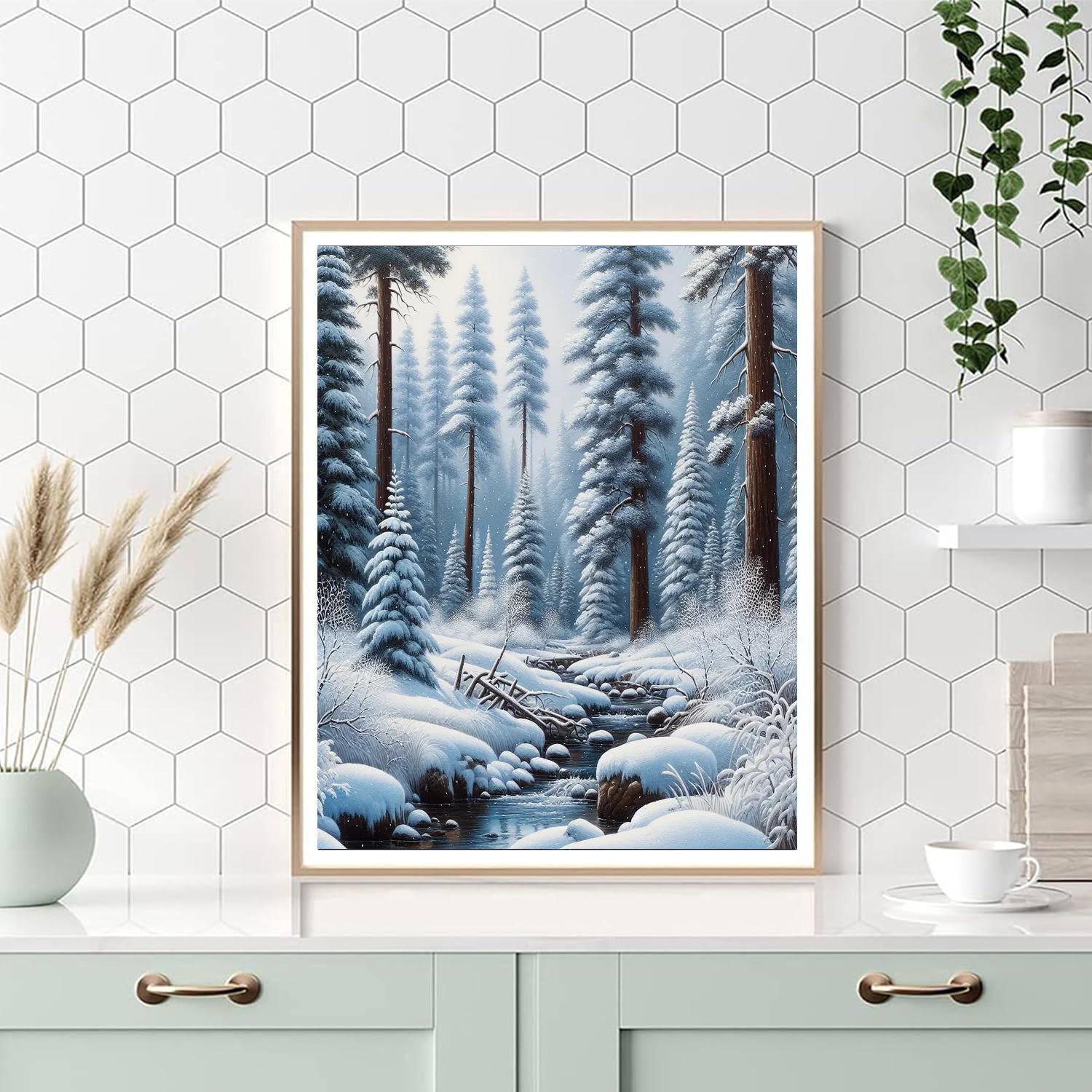 Winter Woodland Wonder Paint By Number