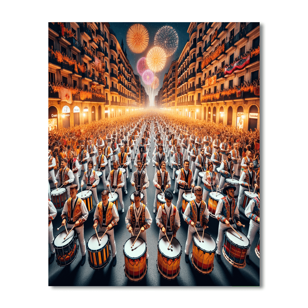 Festival Of San Sebastian - Spain Painting Number Kit