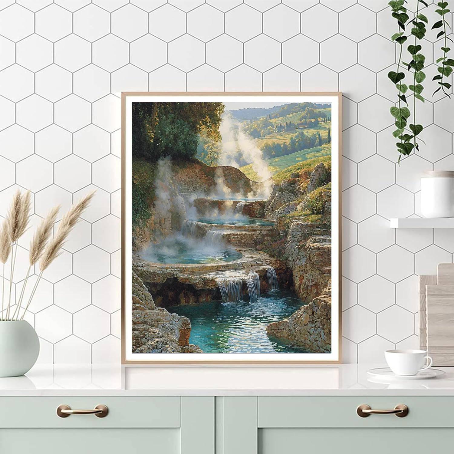 Terme Di Saturnia - Tuscany Paint By Color
