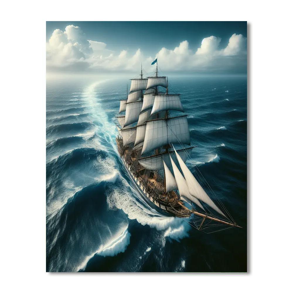 Grand Ocean Voyage DIY Paint By Numbers