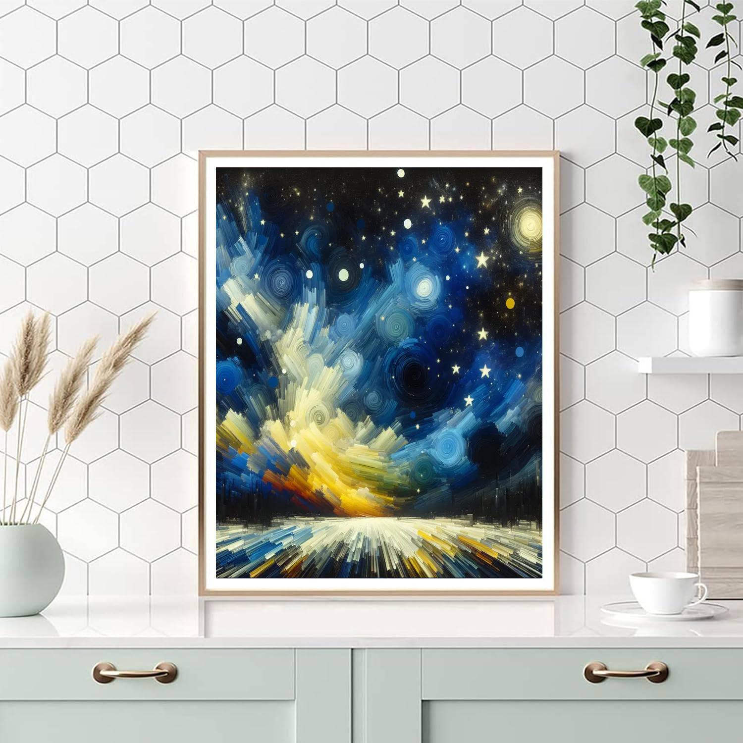 Van Gogh's Starry Nightscape Paint By Numbers Kits