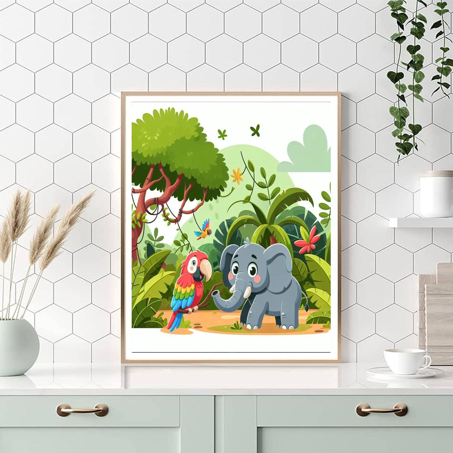 Wildlife Jungle Safari Paint By Number