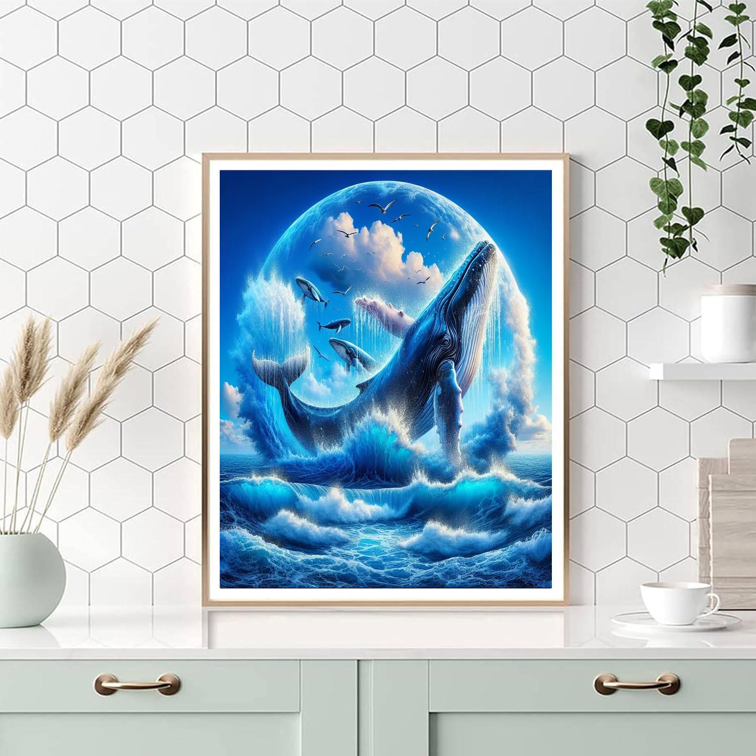 Whale Watching Wonder Painting By Numbers Kit