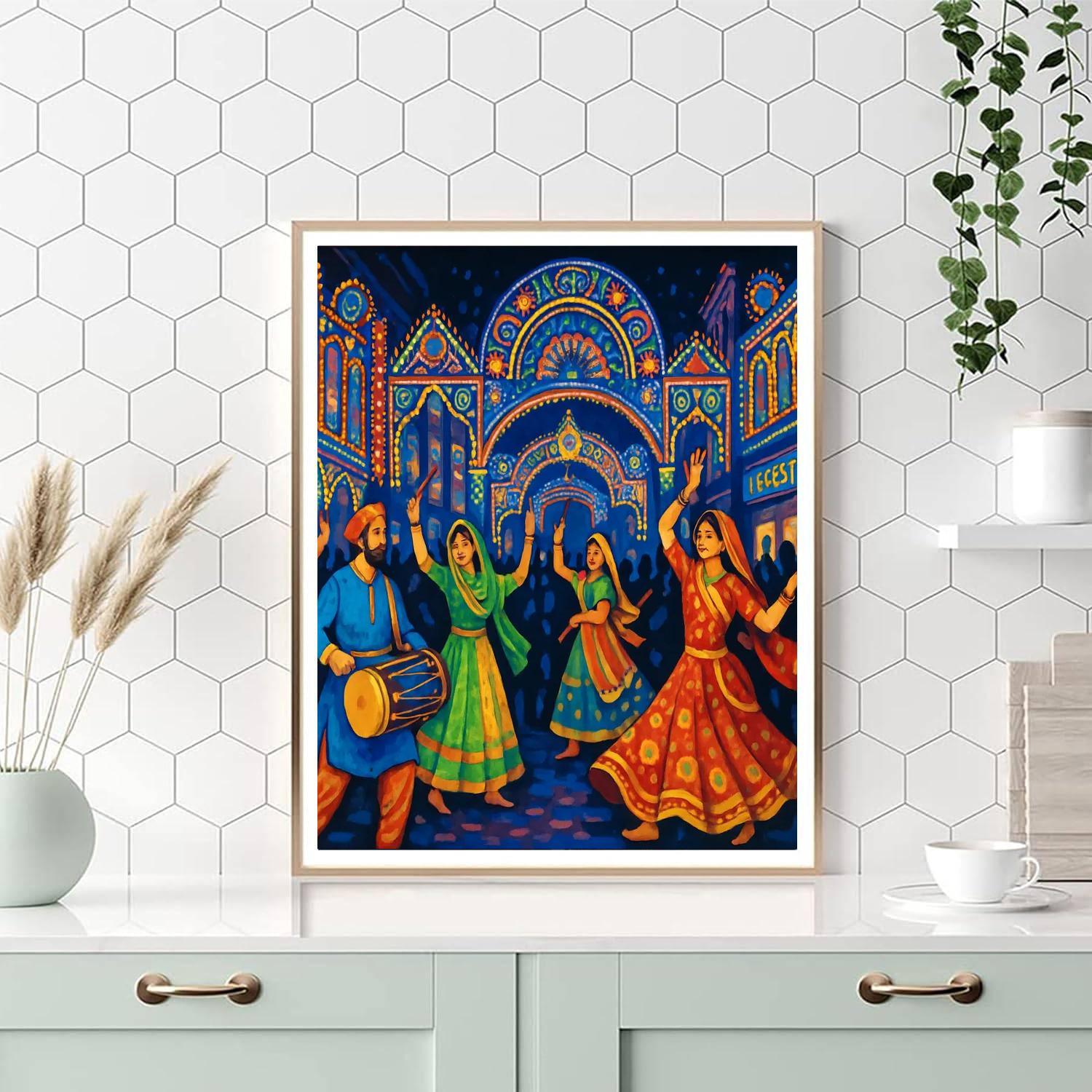 Diwali Lights Festival - Leicester, England Paint By Numbers Art