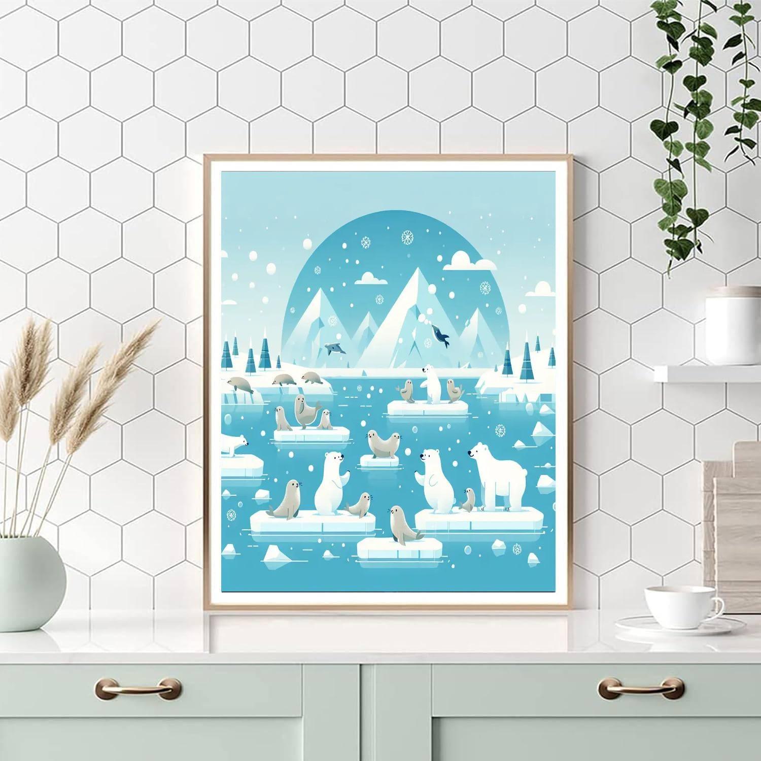 Arctic Wilderness Adventure Painting By Numbers Kit