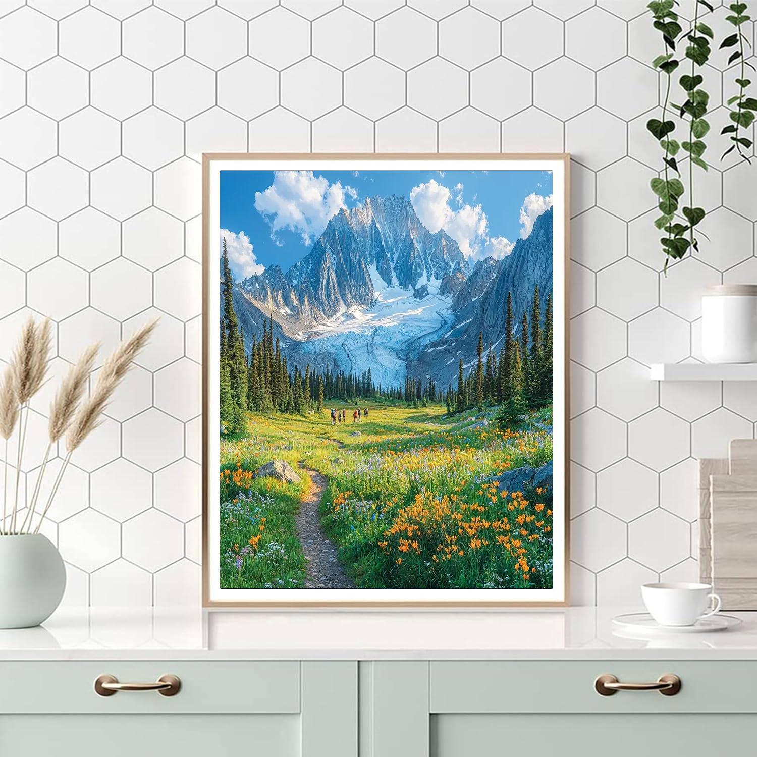 Mount Edith Cavell - Jasper National Park Paint By Numbers