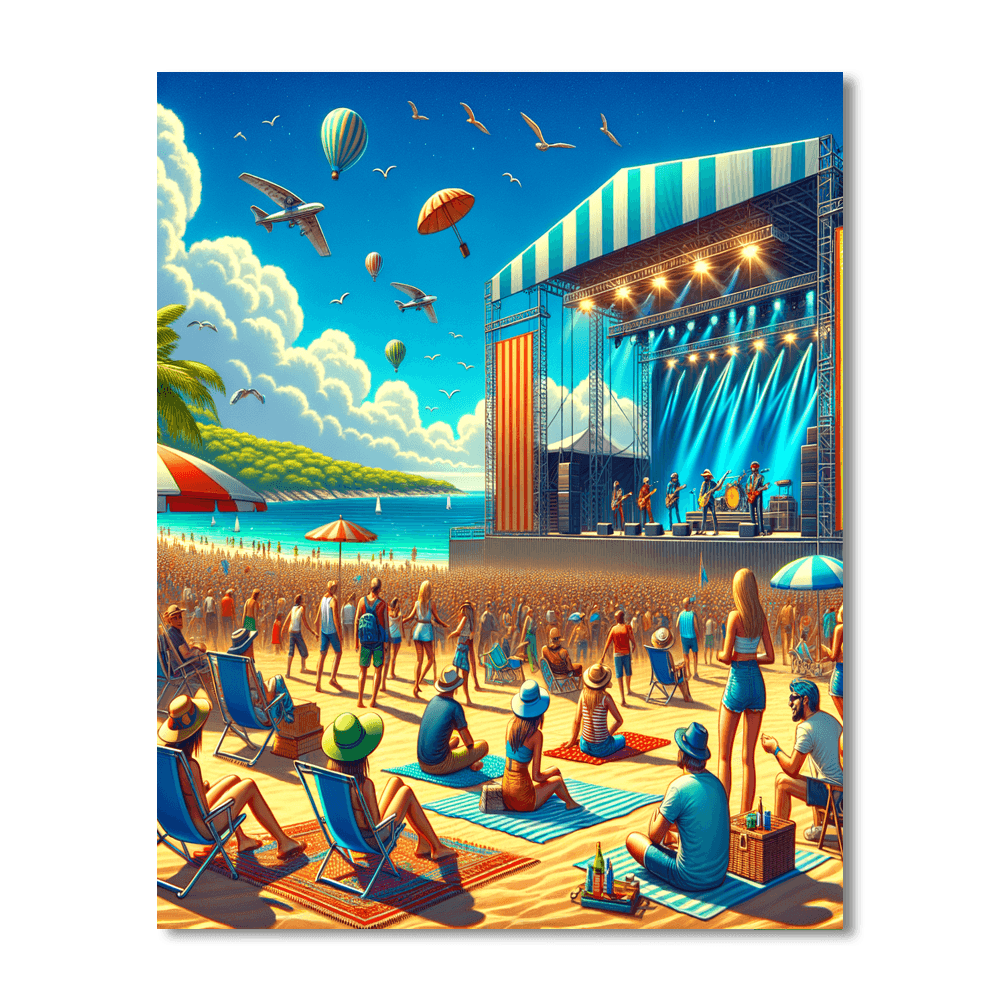 Festival Of The Sun - Australia Number Painting