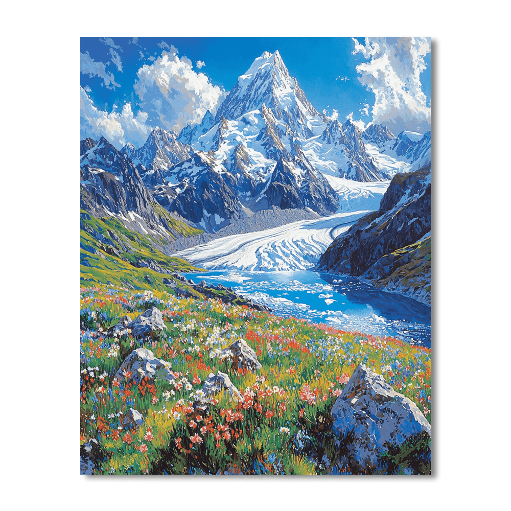 Mount Cook - New Zealand Paint By Numbers Art