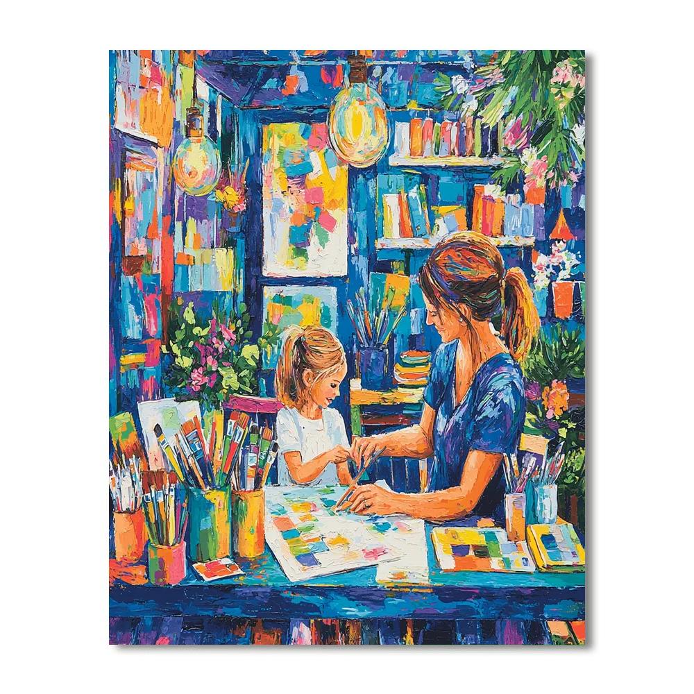 Creating Togetherness DIY Paint By Numbers