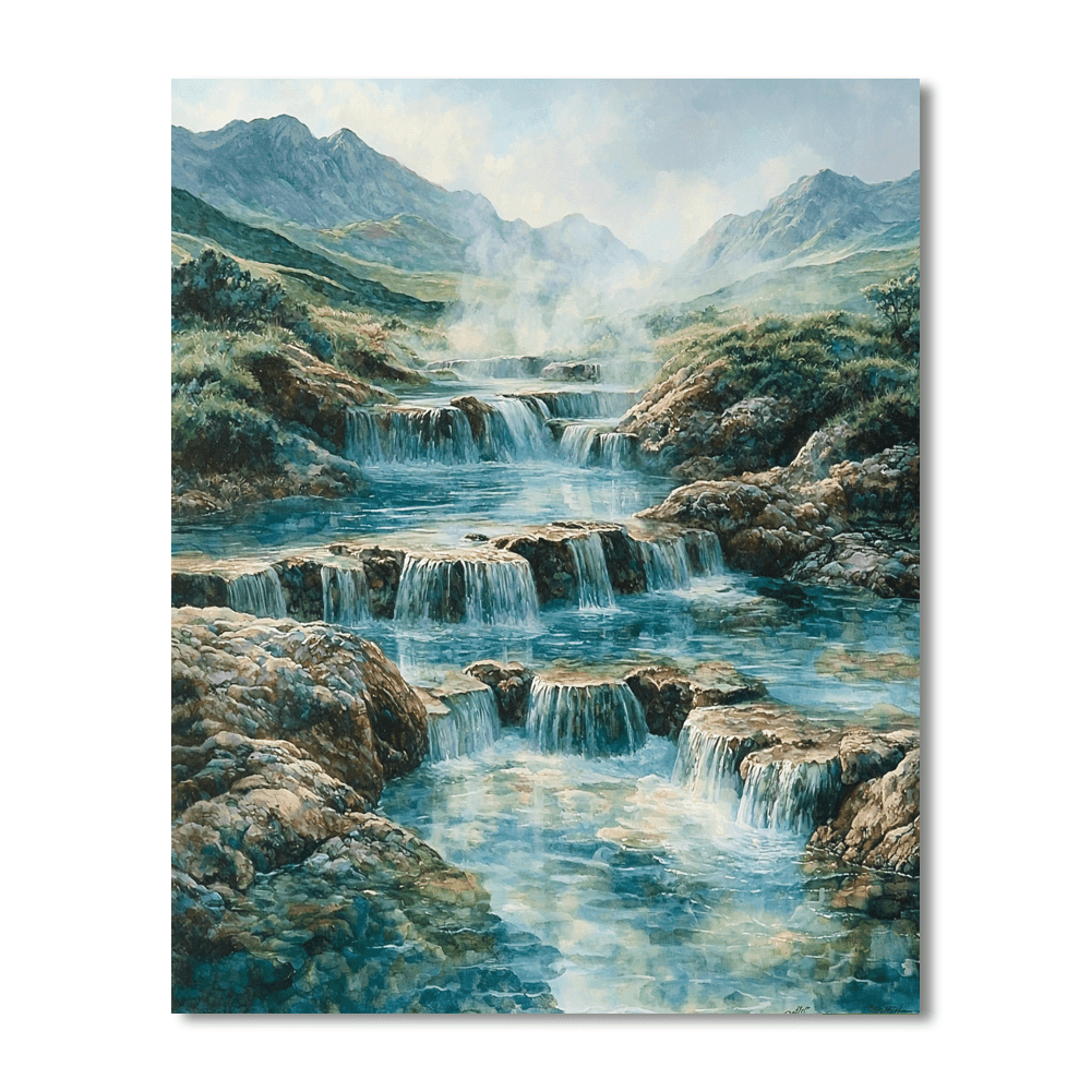 Fairy Pools, Isle Of Skye Painting Number Kit